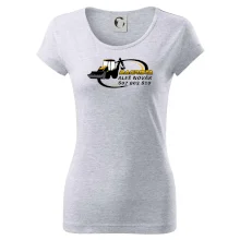 Bagrista v kruhu - vlastní nápis