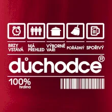 Čárový kód důchodce