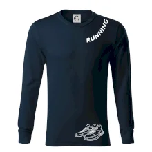 Running nápis šikmo