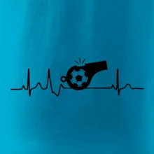 EKG fotbal rozhodčí a píšťalka