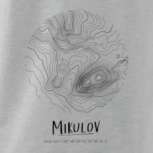 Mikulov - vrstevnice v kruhu