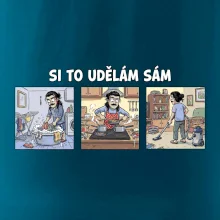 Si to udělám sám - dlouhé vlasy a knír