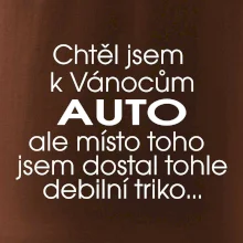 Chtěl jsem k Vánocům auto