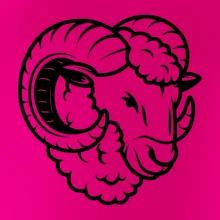 Černá Hlava berana obrys