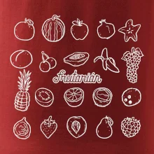 Frutarián ovoce ve čtverci