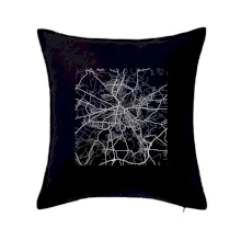 Mapy měst černobílé Plzeň