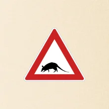 Dopravní značka - krysa