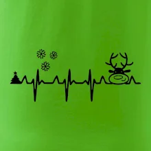 EKG Vánoce Vločky a sob