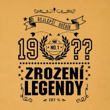 Zrození legendy - pro všechny - vlastní letopočet
