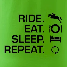 Ride Eat Sleep Repeat koně