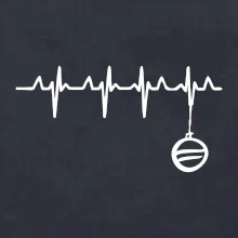 EKG Vánoční ozdoba