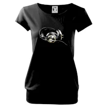 DJ sluchátka zlatá