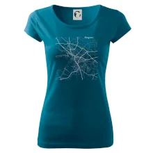 Černobílá mapa Znojmo