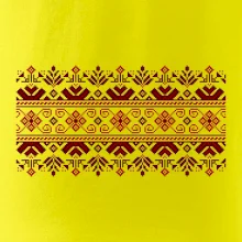 Ukrajinský vzor - červený