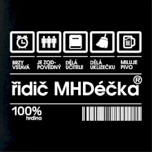 Čárový kód -  Řidič MHD Čárový kód -  Řidič MHD