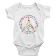 Peace symbol lístečky