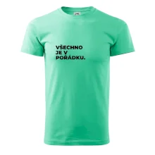VŠECHNO JE V POŘÁDKU.