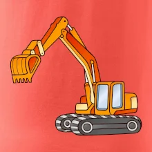 Bagr bez nápisu oranžový