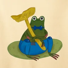 Žába s houbou  (studio-arte.cz)