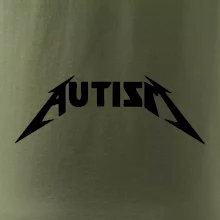 Autism rock nápis