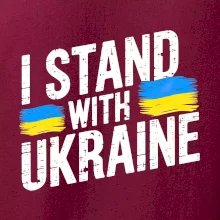 I stand with ukraine tiskací nápis