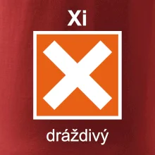 Xi Dráždivý - Výstražná tabulka na tričku