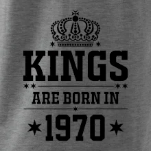 Kings are born in 1970
