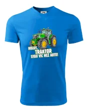 Holky, traktor stojí víc než auto
