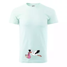 Čáp a miminko - holka (Hana-creative)