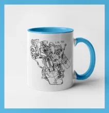 Motor Škoda/ VW 1.9L  TDI z boku