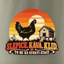 Slepice káva klid a pohoda