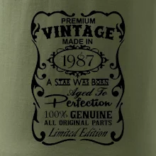 Vintage Etiketa - 1987