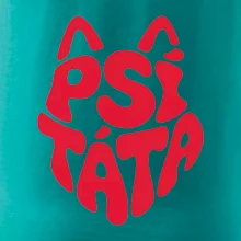 Psí táta nápis v hlavě