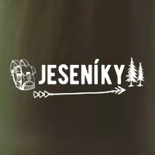 Jeseníky nápis