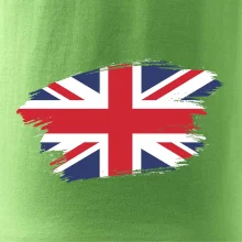 Britská vlajka roztrhaná