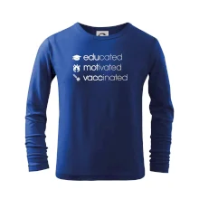 Educated motivated vaccinated