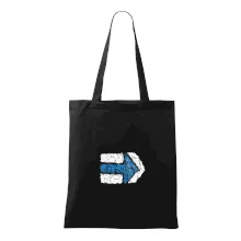 Párová turistická značka modrá