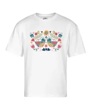 Folklor - dva barevní ptáčci