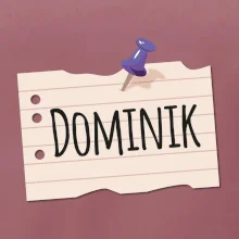 Papírek se jmenovkou - prso - vlastní jméno