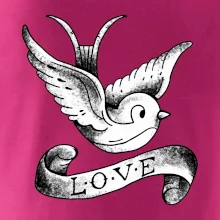 Love holubice - kreslená