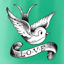 Love holubice - kreslená