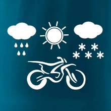 Motorkář za každého počasí - enduro