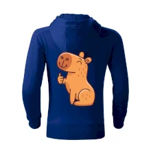 Kapybara s palcem nahoru