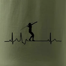 EKG hod oštěpem žena