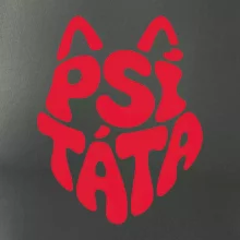 Psí táta nápis v hlavě