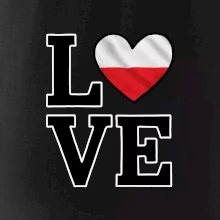 Love Polská vlajka