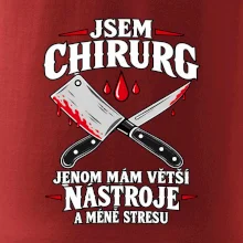 Řezník chirurg s většími nástroji