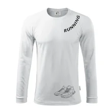 Running nápis šikmo