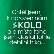 Chtěl jsem dostat k narozeninám kolo