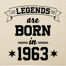 Legends are born in 1963